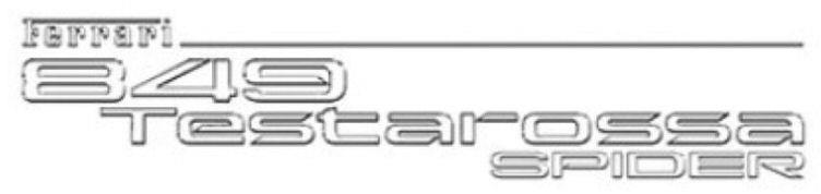 Ferrari 849 Testarossa Spider Device mark 7845983 Trademark