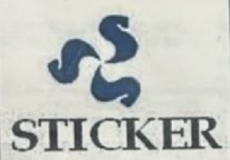Sticker Device mark 7858900 Trademark