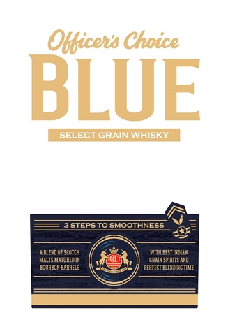 Officer’s Choice Blue Select Grain Whisky Device mark 7866091 Trademark