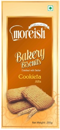 Moreish Bakery Biscuits Cookieta Device mark 2883640 Trademark