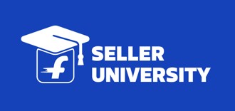 F Seller University (logo And Device In Blue Background) Device mark 7869843 Trademark