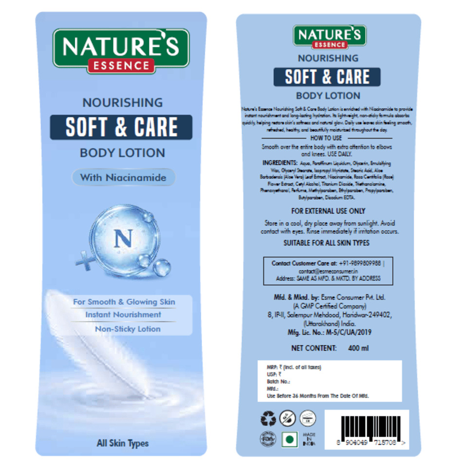 Nature's Essence - Nourishing Soft & Care Device mark 7873255 Trademark