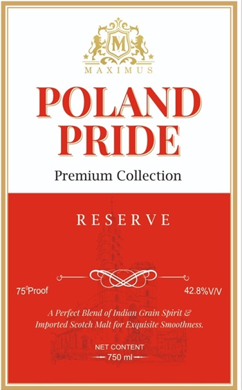 Poland Pride (label) Device mark 7876703 Trademark