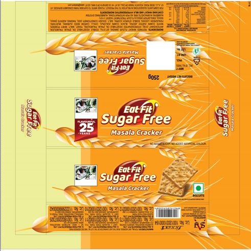 Eat-fit Sugar Free Masala Cracker Device mark 7879050 Trademark