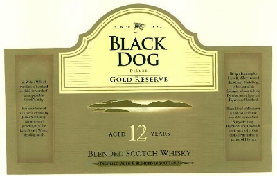 Black Dog Gold Reserve Device mark 2518903 Trademark