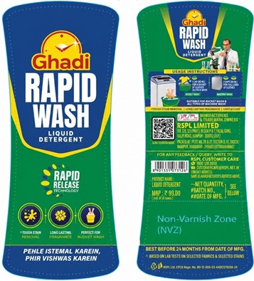Ghadi Rapid Wash Device mark 7910227 Trademark