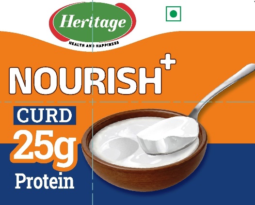 Heritage 'nourish+ Curd' Device mark 7923435 Trademark