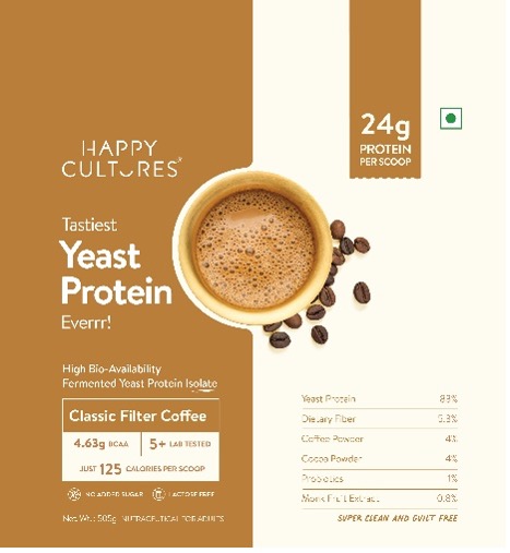 Label Of Happy Cultures Yeast Protein Classic Filter Coffee Device mark 7925365 Trademark