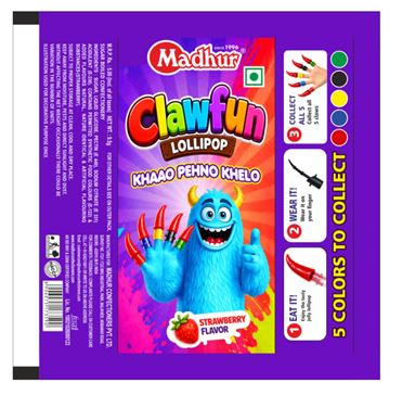 Madhur Clawfun Device mark 7926798 Trademark