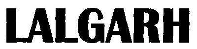 Lalgarh (device) Device mark 2799434 Trademark