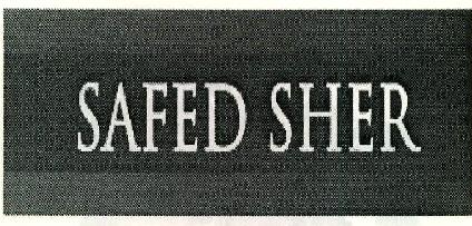 Safed Sher Device mark 2292291 Trademark