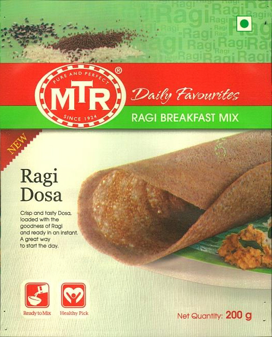 Mtr Daily Favourites Ragi Breakfast Mix - Ragi Dosa Device mark 2522255 Trademark