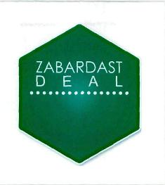 Zabardast D E A L, Device Of Polygon, Dotted Line Device mark 2992034 Trademark