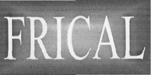 Frical (logo) Device mark 2153483 Trademark
