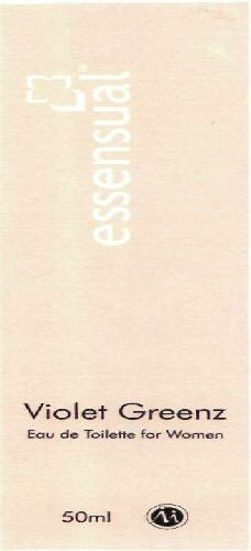 Essensual Violet Greenz (label) Device mark 2537455 Trademark