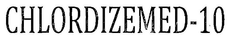 Chlordizemed - 10 (device) Device mark 2401865 Trademark