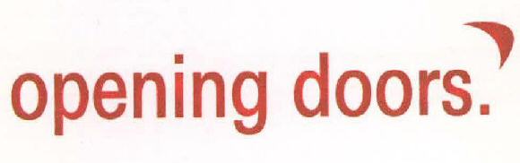 Opening Doors. Device mark 2263430 Trademark
