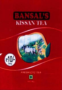 Bansal Kissan Tea(device) Device mark 2531403 Trademark