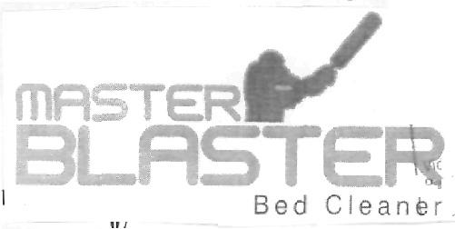 Master Blaster Bed Cleaner (logo) Device mark 2207602 Trademark
