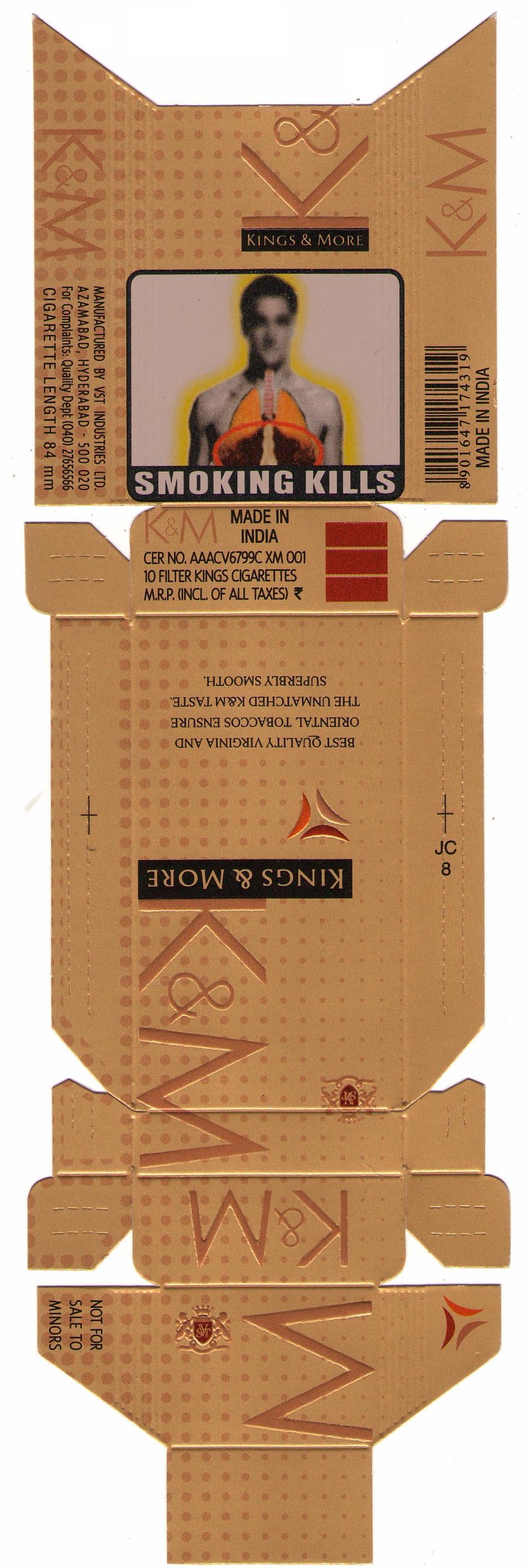 Kings & More (gold) (colour Label) Device mark 2303439 Trademark