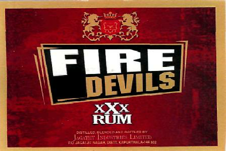 Fire Devils (logo) Device mark 2160940 Trademark