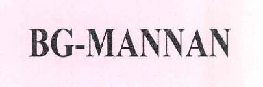 Bg-mannan Device mark 2606862 Trademark