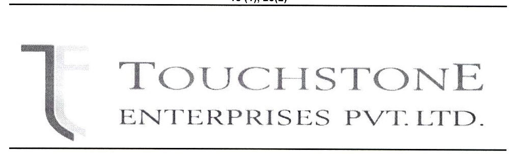 Tf Touch Stone Enterprises Pvt .ltd Device mark 2424640 Trademark