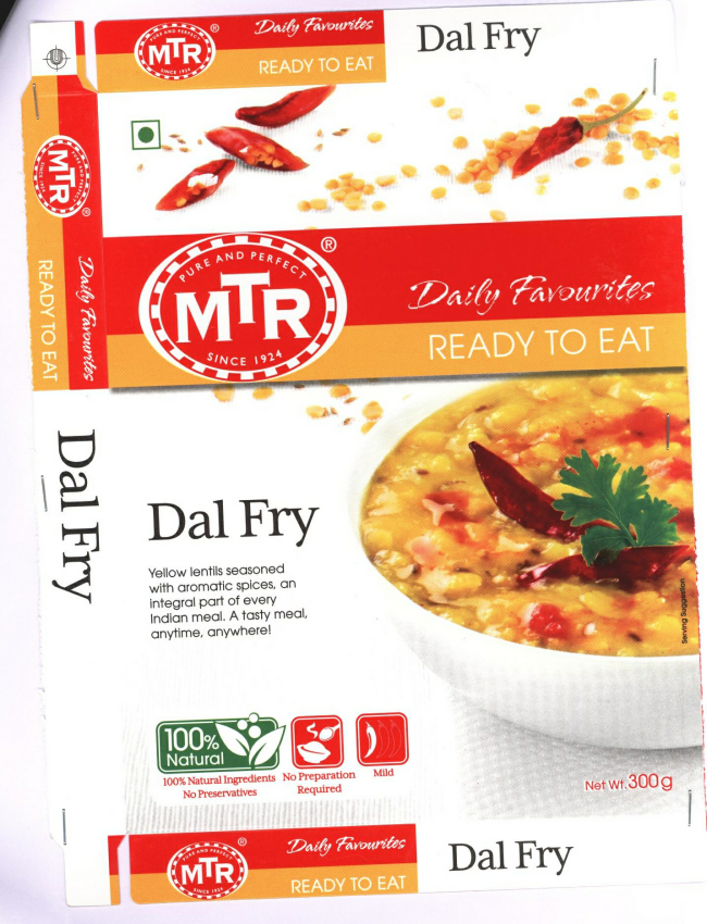 Daily Favourites Mtr Dal Fry Device mark 2391487 Trademark