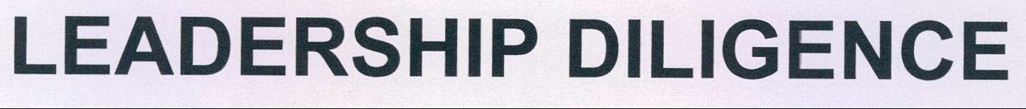 Leadership Diligence Device mark 2144621 Trademark