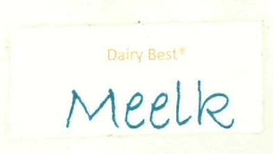 Dairy Best Meelk (label) Device mark 2438791 Trademark
