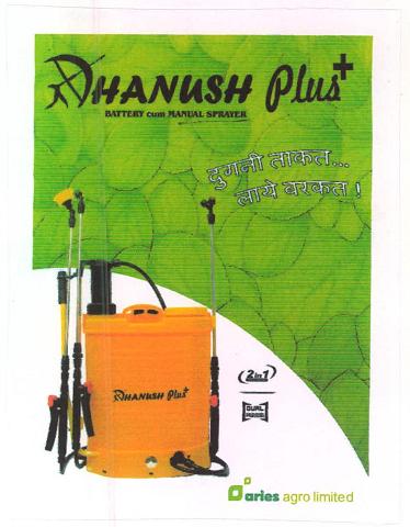 Dhanush Plus Device mark 2772975 Trademark