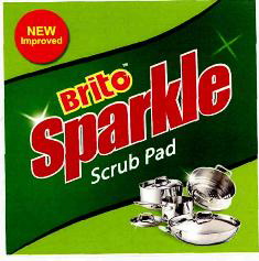 Brito Sparkle Scrub Pad Device mark 2402717 Trademark