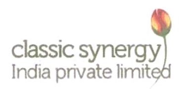 Classic Synergy India Private Limited Device mark 2277672 Trademark