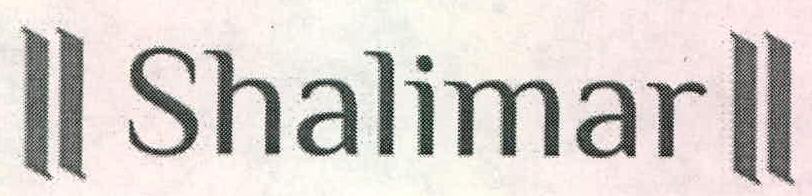 Shalimar Device mark 2203503 Trademark