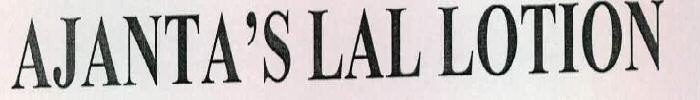 Ajanta's Lal Lotion Device mark 2309035 Trademark