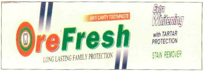 Ore Fresh (label) Device mark 2447175 Trademark