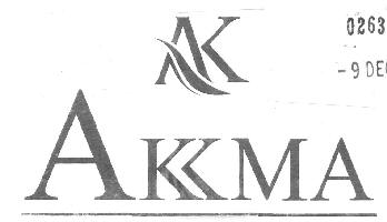 Akma (label) Device mark 2639137 Trademark