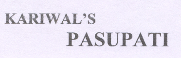 Kariwal's Pasupati Device mark 2089572 Trademark