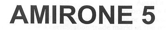 Amirone 5 Device mark 2149574 Trademark