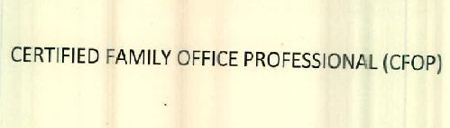 Certified Family Office Professional (cfop) Device mark 2433703 Trademark