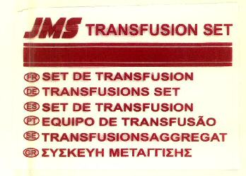 Jms Transfusion Set Device mark 2928095 Trademark