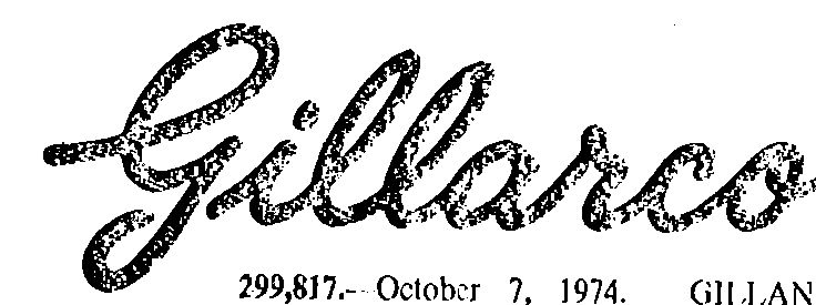 Gillarco Device mark 299817 Trademark