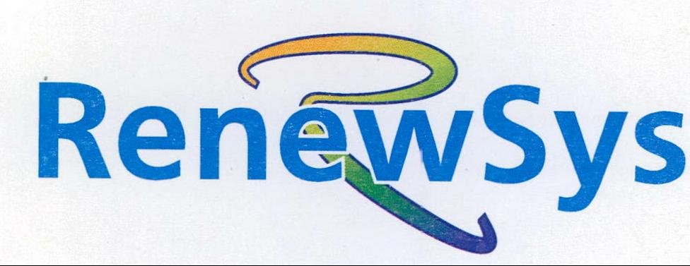 Renewsys Device mark 2210412 Trademark