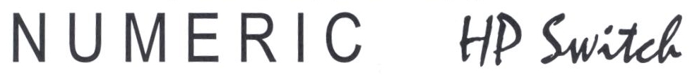 Numeric Hp Switch Device mark 2277364 Trademark