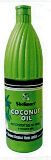 Shalimar's Coconut Oil, Device Of Coconut Trees Printed On The Bottle Of Coconut Oil Device mark 2837003 Trademark