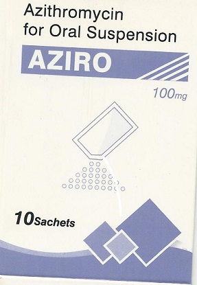 Aziro Azithromycin For Oral Suspension Device mark 2870402 Trademark