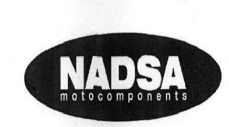 Nadsa - M O T O C O M P O N E N T S With Device Device mark 2054714 Trademark