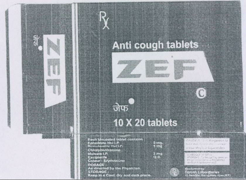Zef Device mark 2016029 Trademark