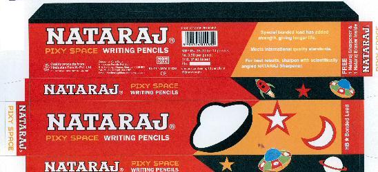 Nataraj Pixy Space Writing Pencils Device mark 2156581 Trademark