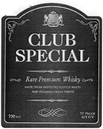Club Special (label) Device mark 2239873 Trademark